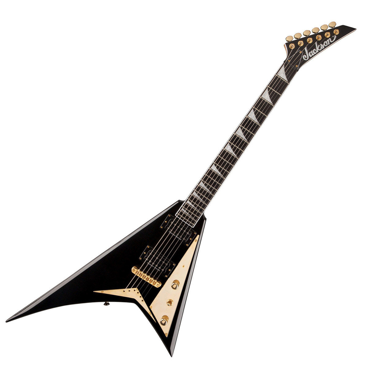 Jackson Pro Series Rhoads RRT-5 Ebony Fingerboard Gloss Black - Image 2