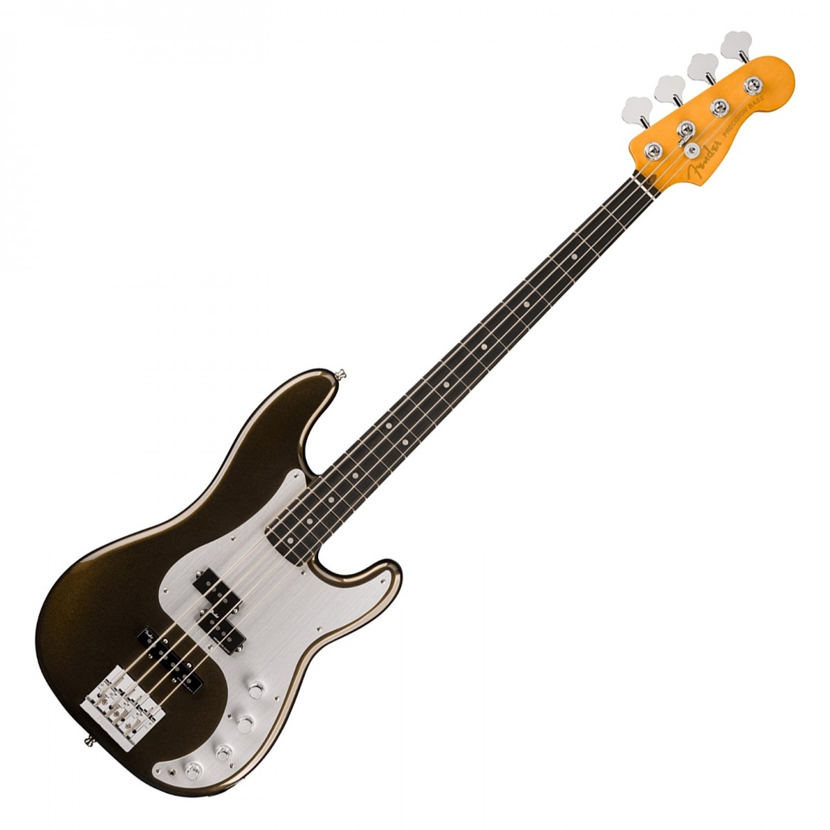 Fender American Ultra II Precision Bass EB Texas Tea - Image 2