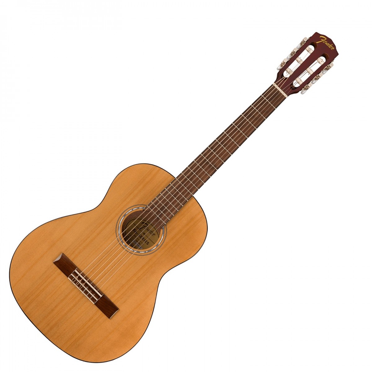 Fender FA-15N 3/4 Nylon String with Bag Natural - Image 2