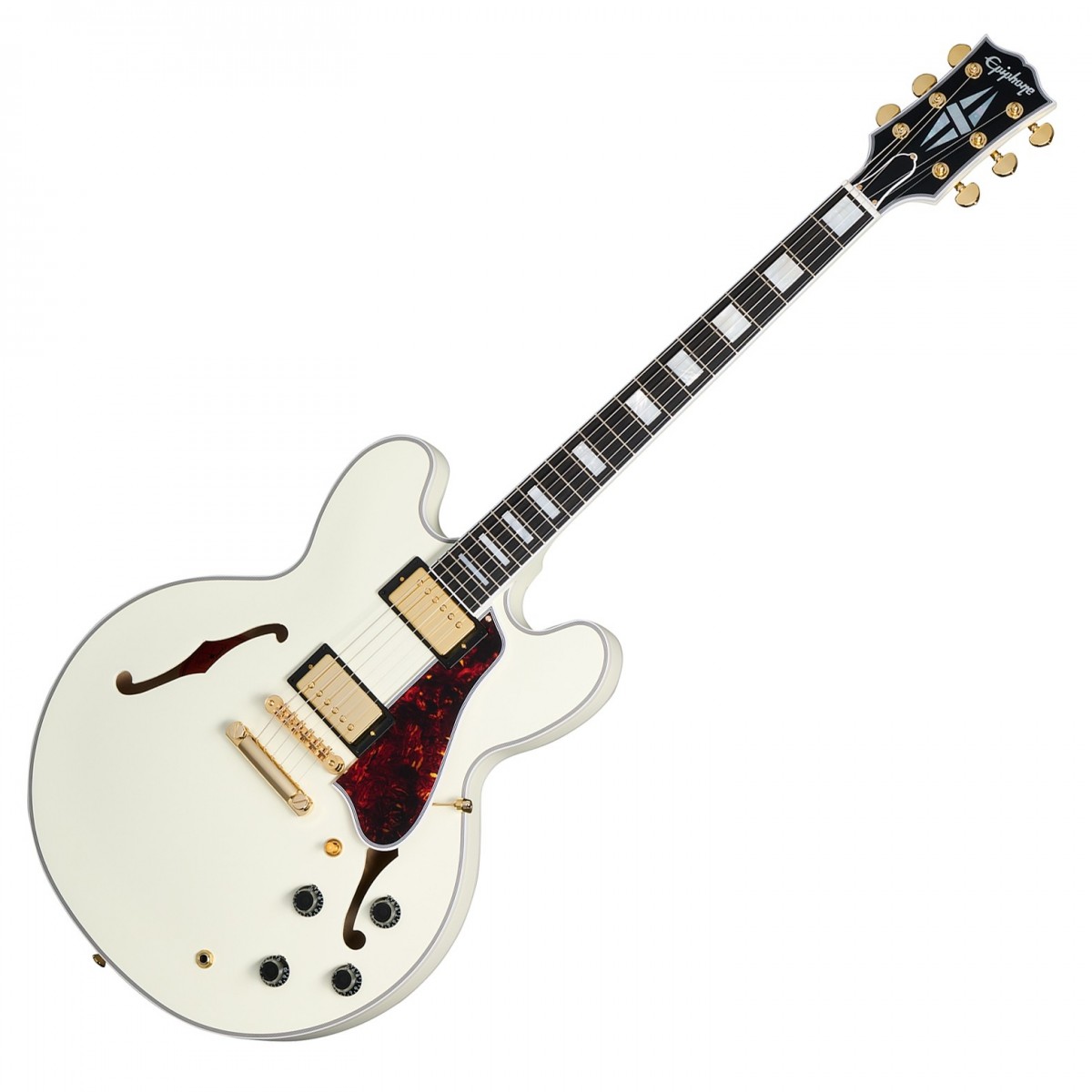 Epiphone 1959 ES-355 Inspired by Gibson Custom Classic White - Image 2
