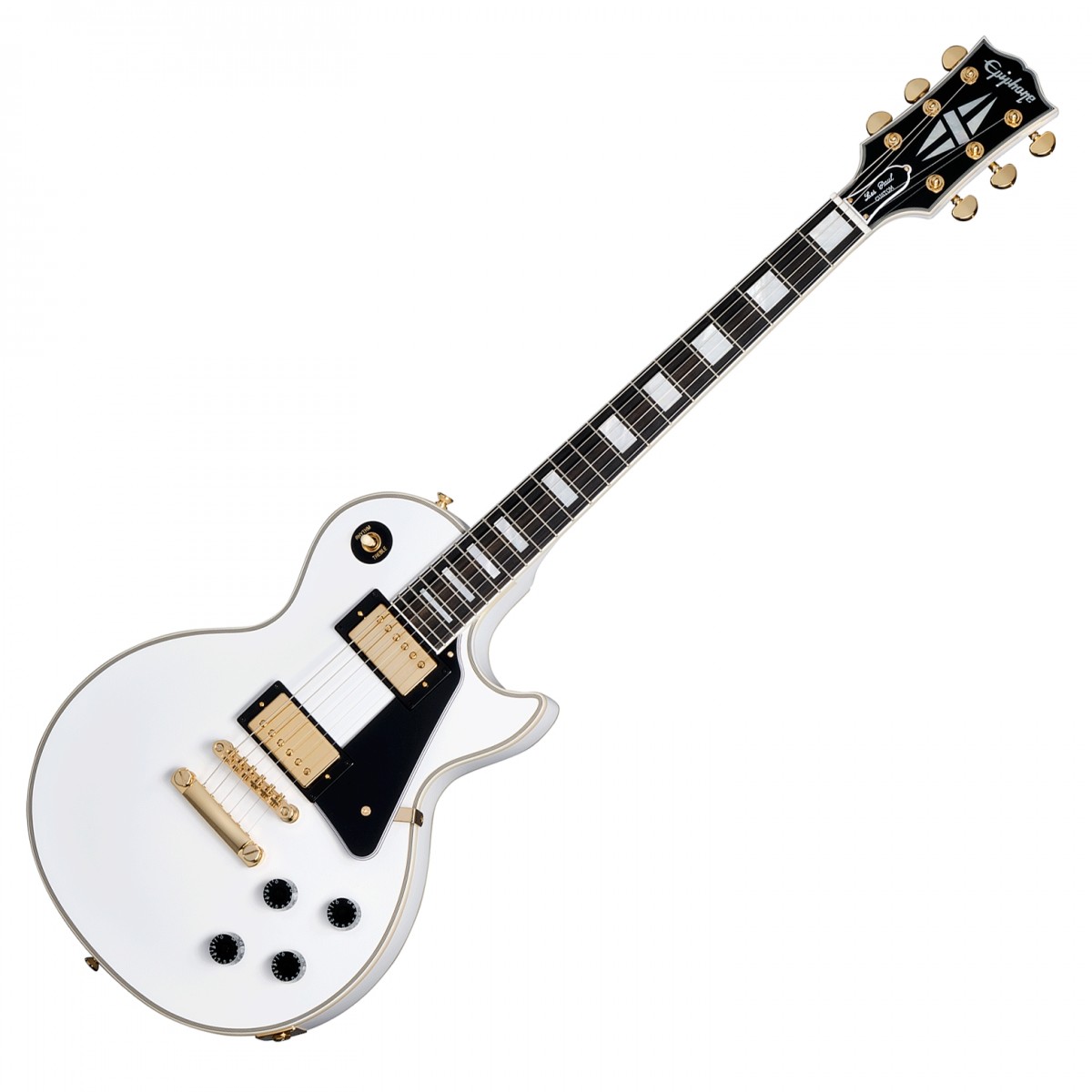 Epiphone Les Paul Custom Inspired by Gibson Custom Alpine White - Image 2