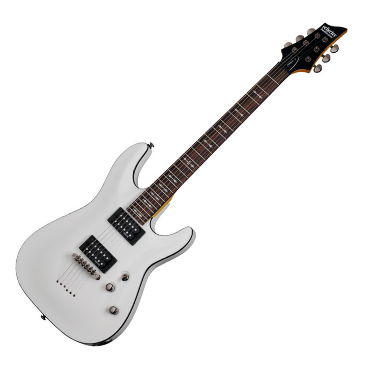 Schecter Omen-6 Electric Guitar White - Image 2