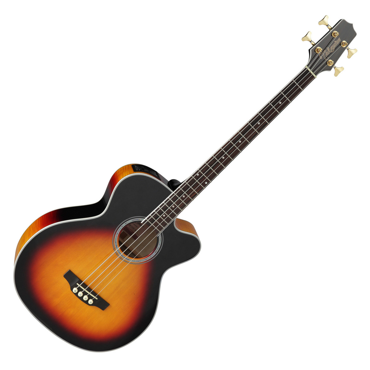 Takamine GB72CE Electro Acoustic Bass Sunburst - Image 2