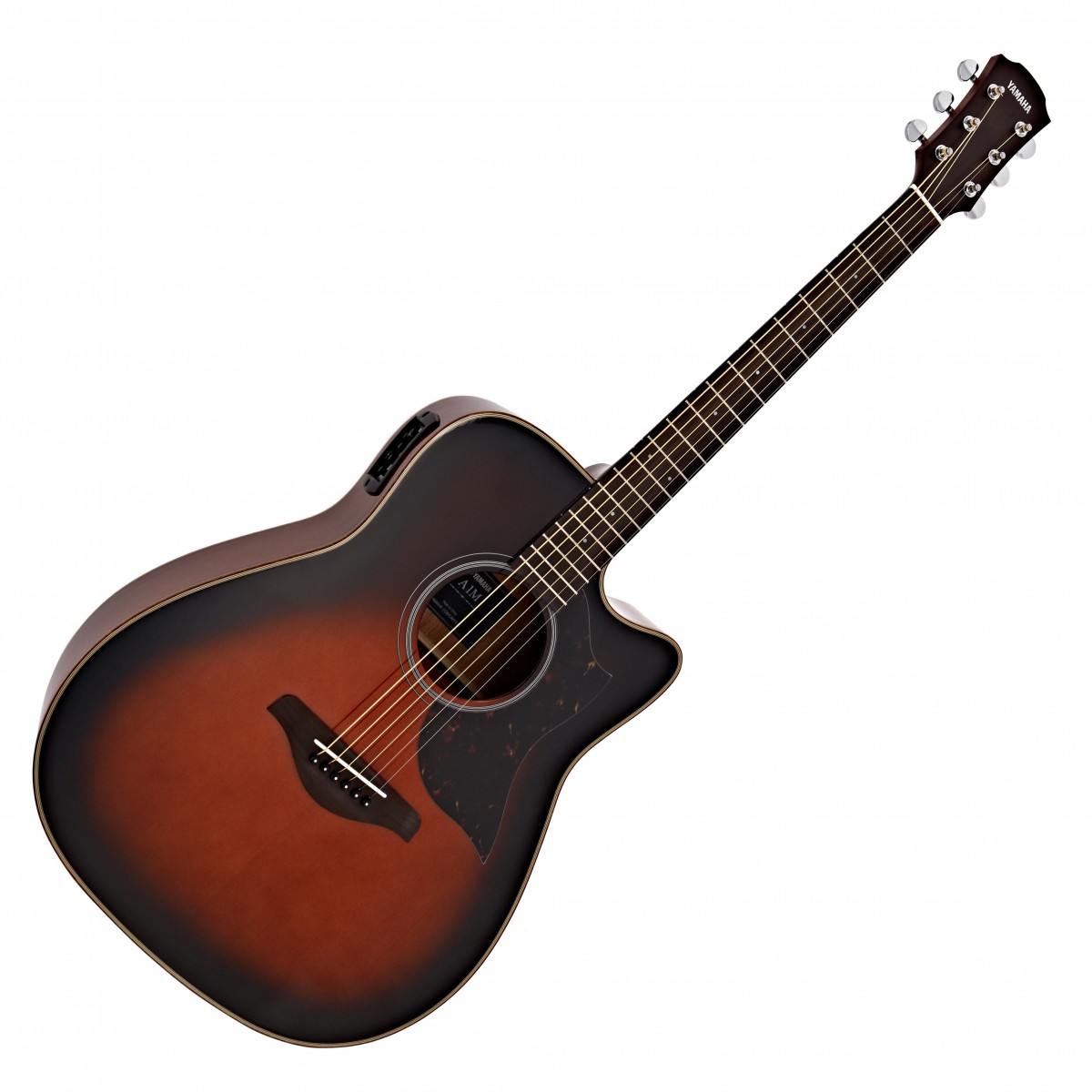 Yamaha A1M Mahogany Electro Acoustic Guitar Tobacco Brown Sunburst - Image 2