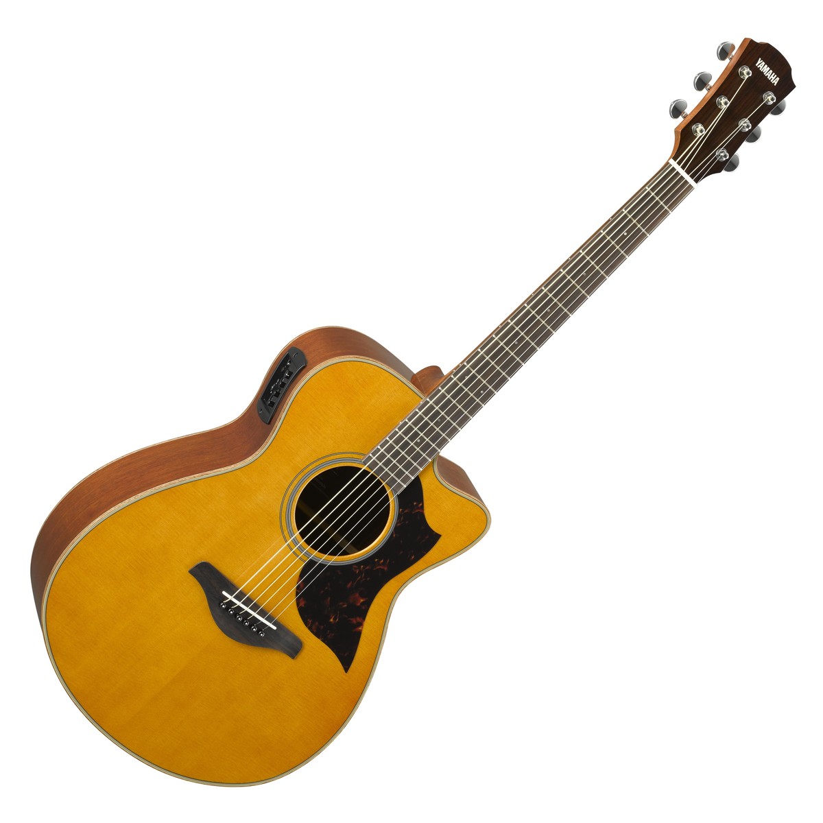 Yamaha AC1M Mahogany Electro Acoustic Guitar Natural - Image 2
