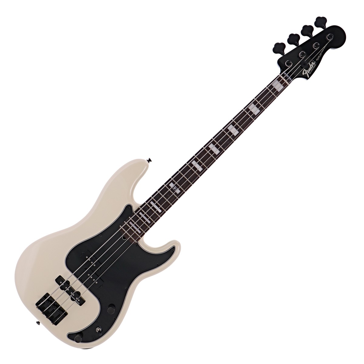 Fender Duff McKagan Deluxe Precision Bass RW White Pearl - Image 2