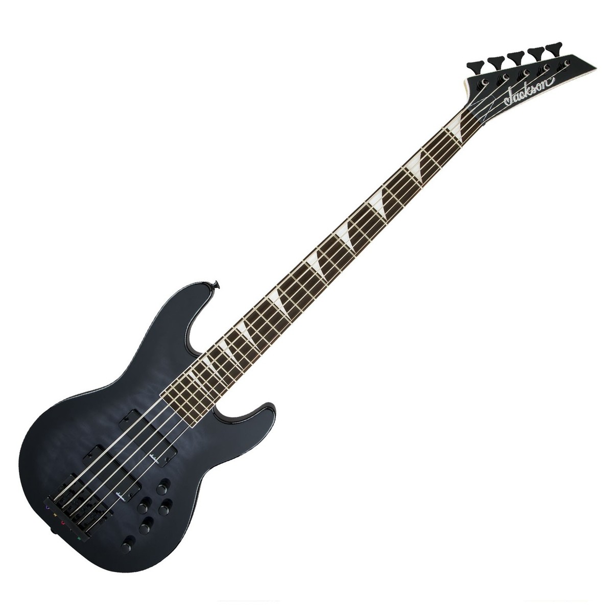 Jackson JS Series Concert 5-String Bass JS3VQ Transparent Black Burst - Image 2