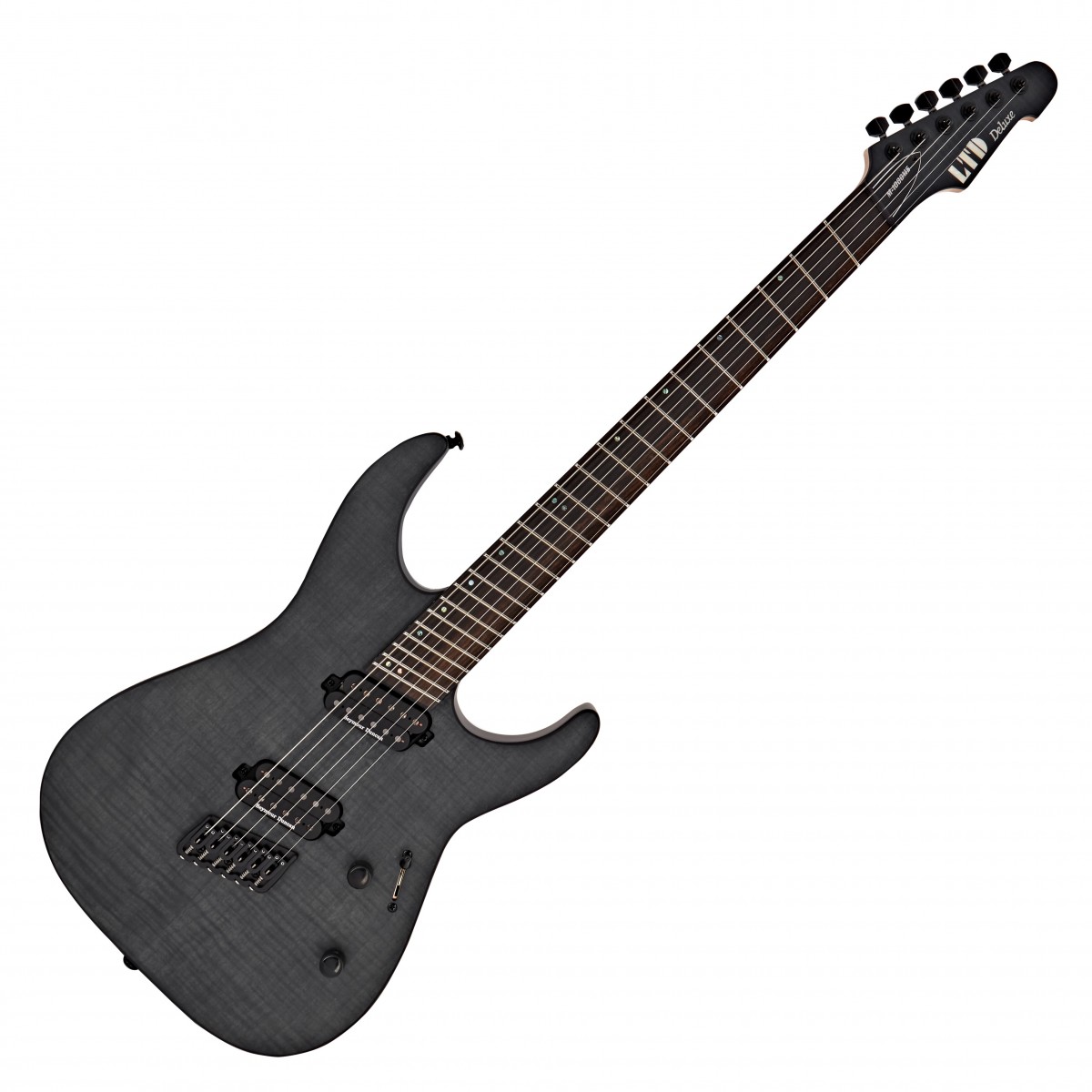 ESP LTD M-1000 Multi Scale See Thru Black Satin - Image 2