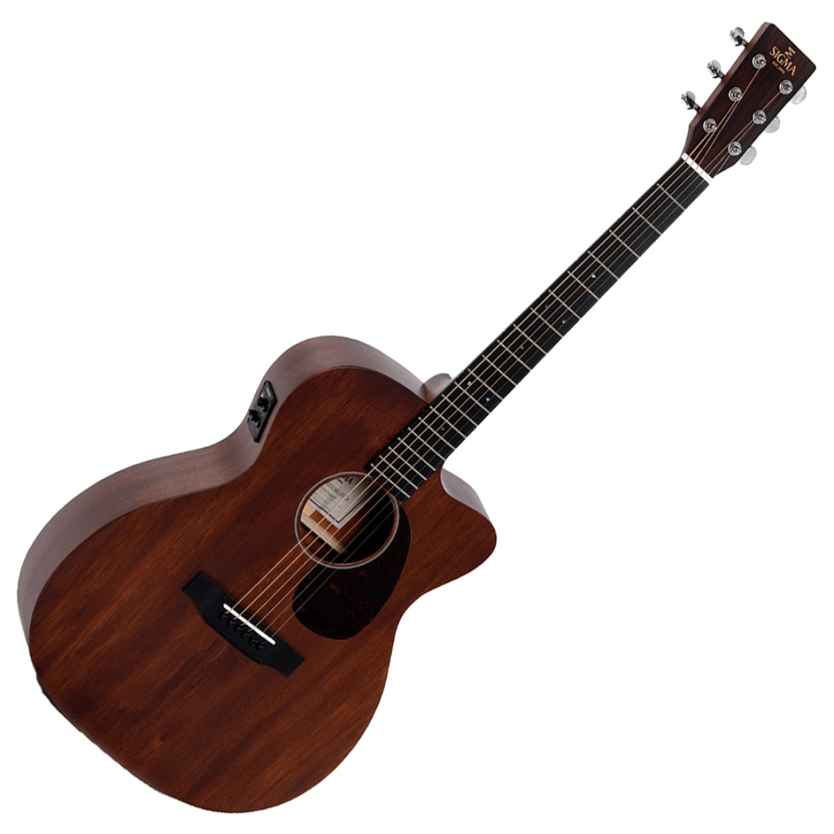 Sigma 000MC-15E 15 Series Solid Mahogany Electro Acoustic Guitar - Image 2