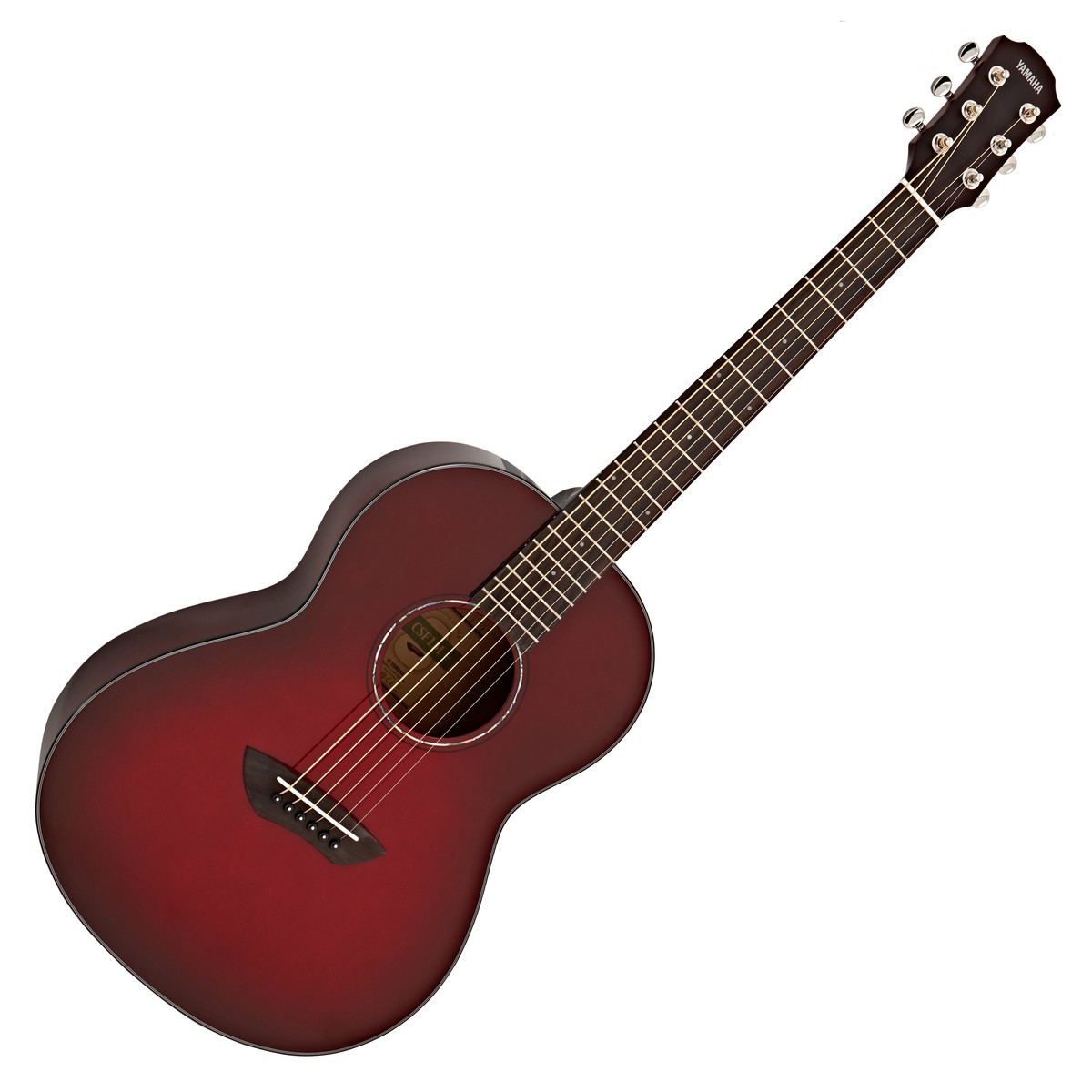 Yamaha CSF1M Travel Guitar Crimson Red Burst - Image 2
