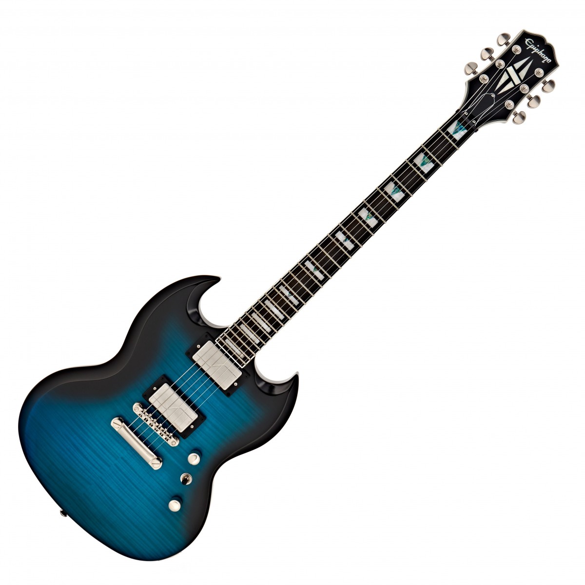 Epiphone SG Prophecy Blue Tiger Aged Gloss - Image 2