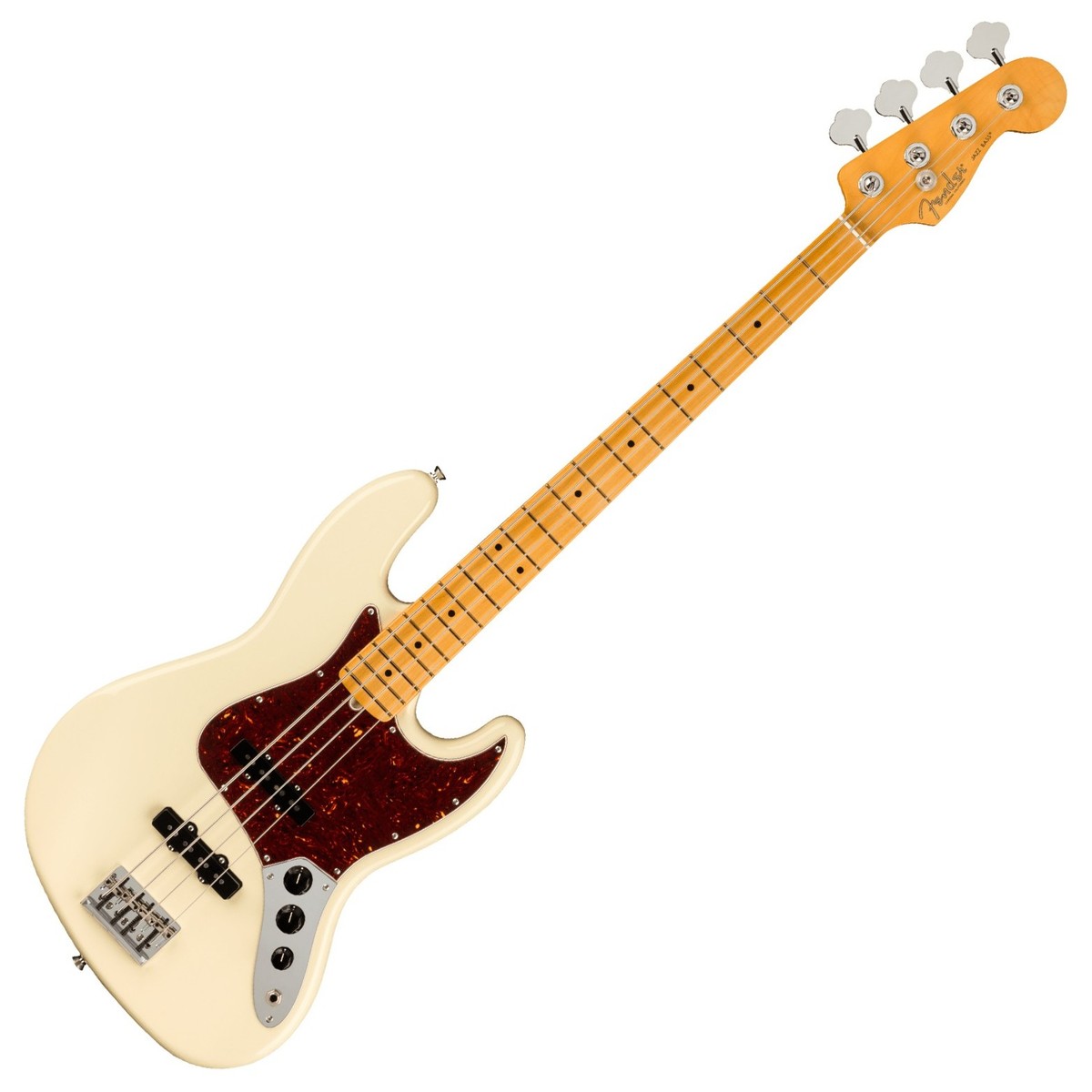 Fender American Pro II Jazz Bass MN Olympic White - Image 2
