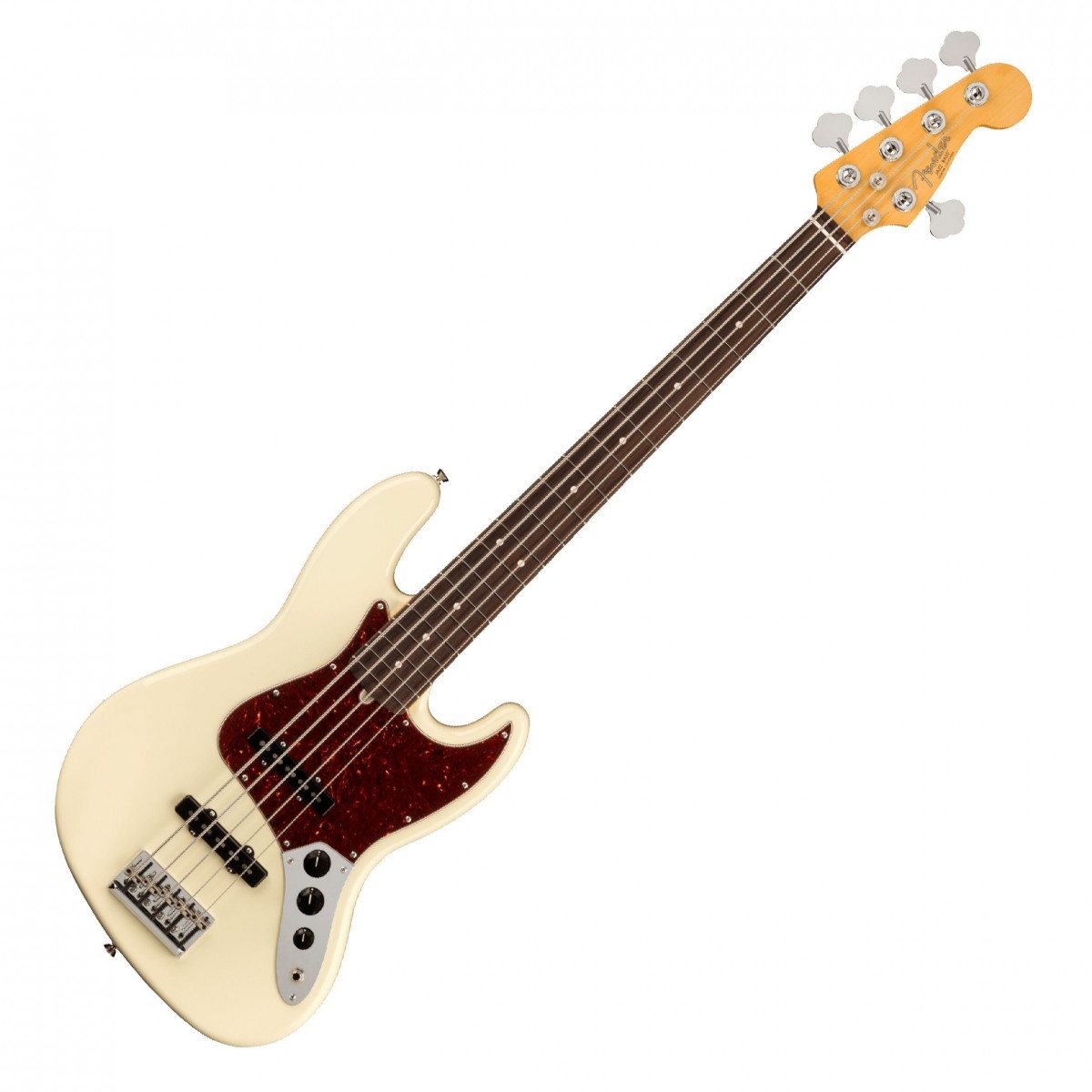 Fender American Professional II Jazz Bass V RW Olympic White - Image 2