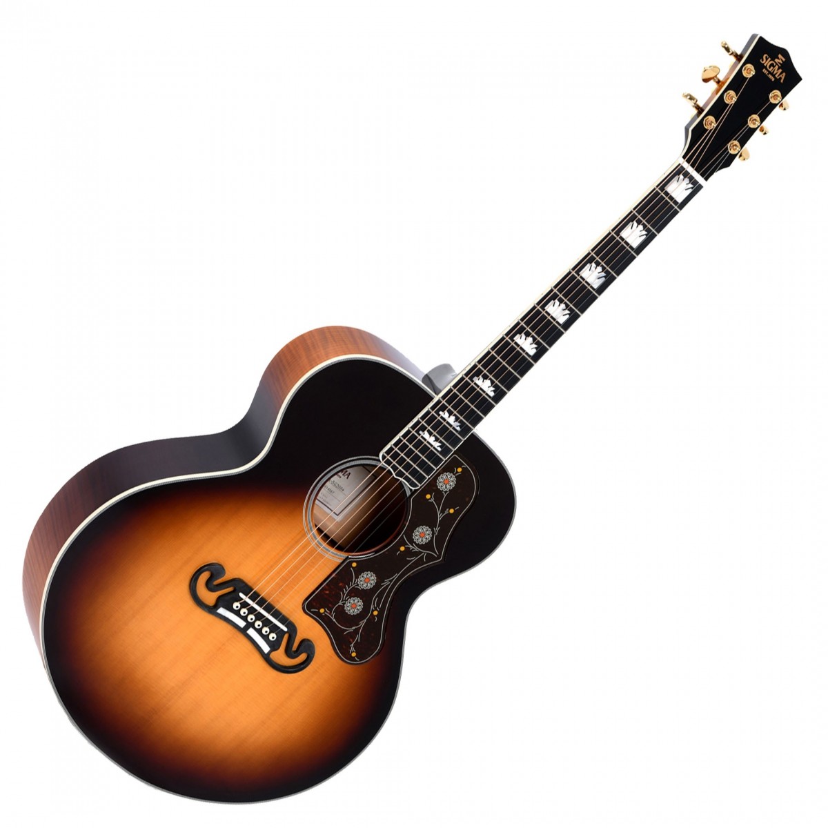 Sigma GJA-SG200 Electro Acoustic Sunburst - Image 2