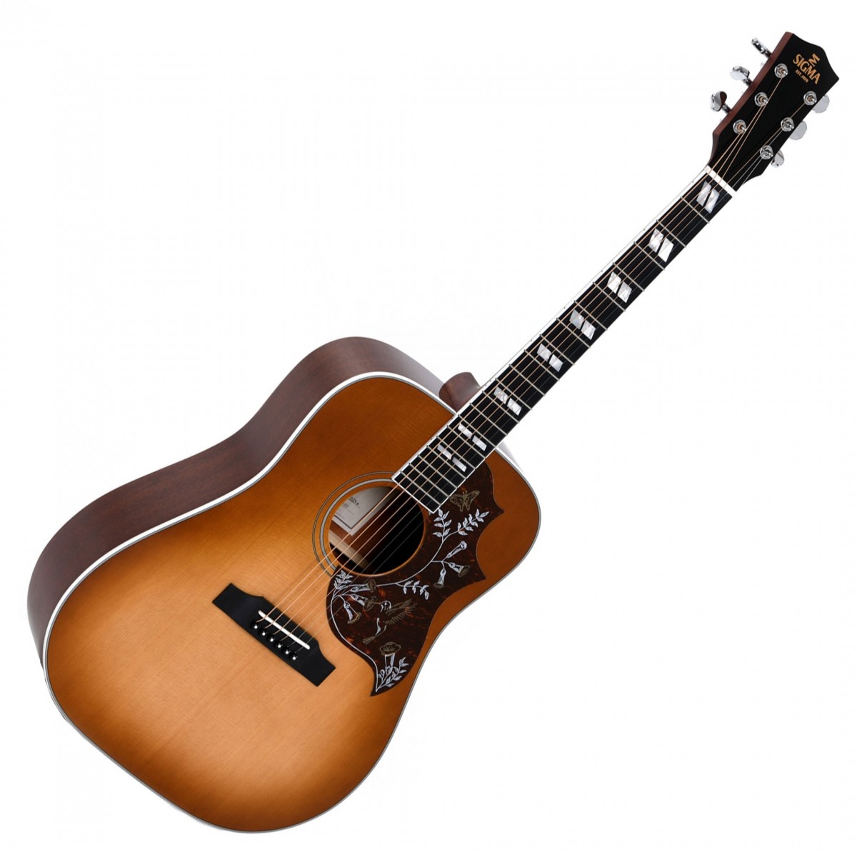 Sigma DM-SG5 Electro Acoustic Heritage Cherry Sunburst - Image 2