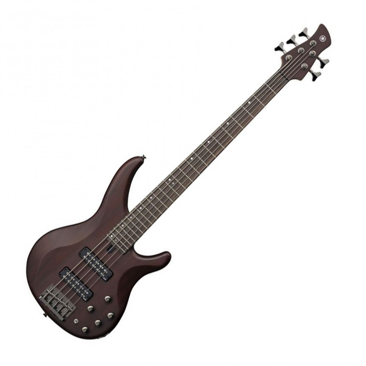 Yamaha TRBX505 5-String Bass Guitar Translucent Brown - Image 2