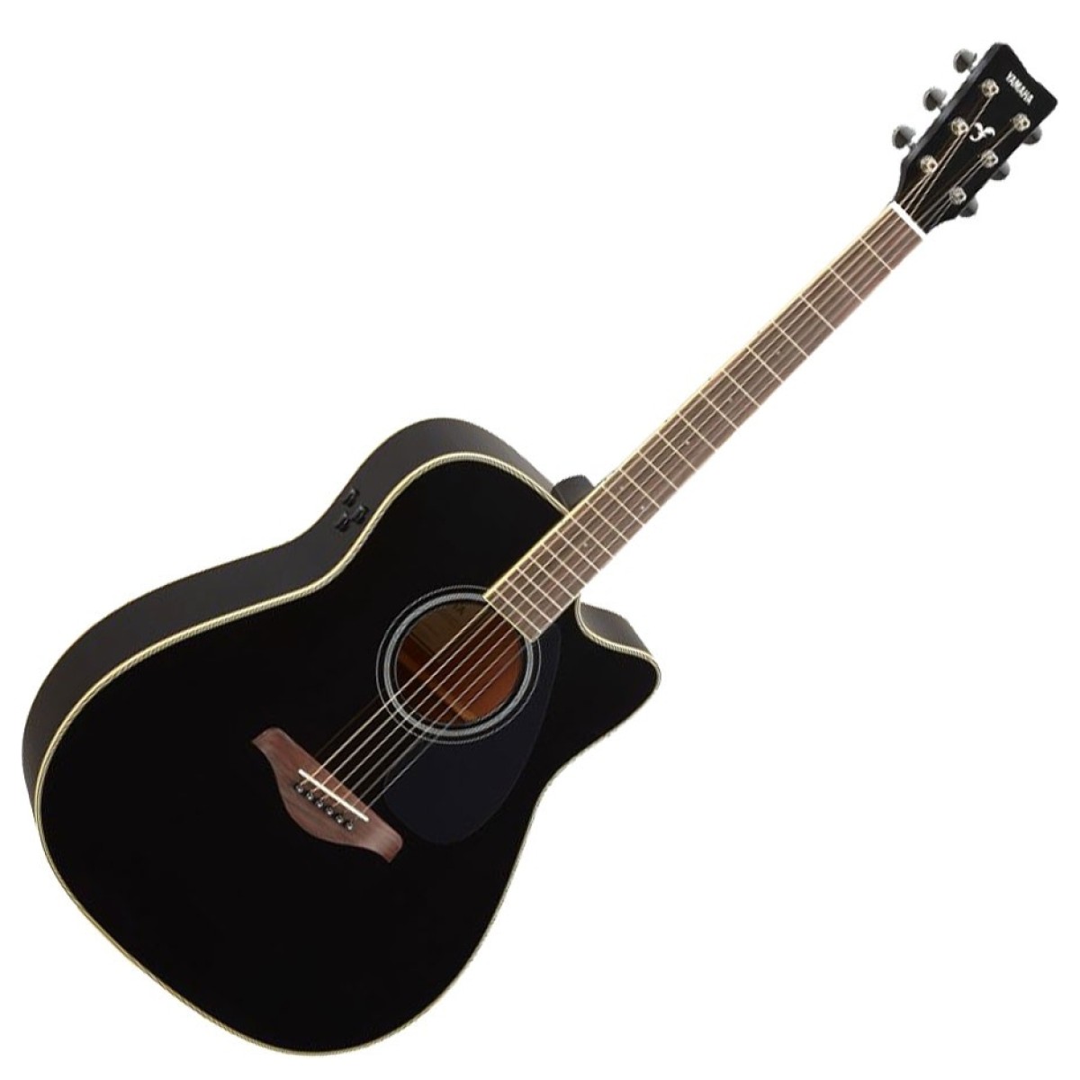 Yamaha FGCTA Transacoustic FG Cutaway Black - Image 2