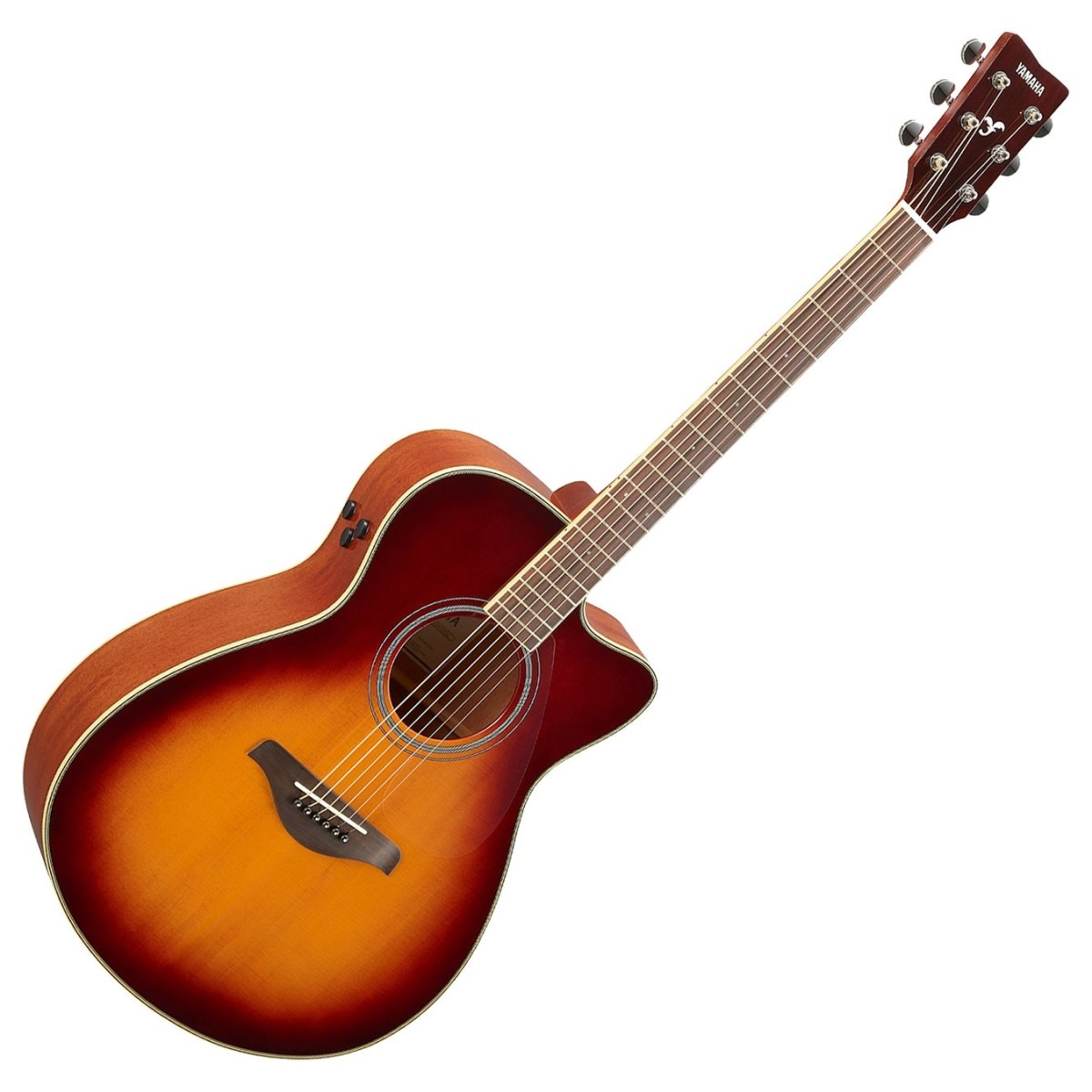 Yamaha FSCTA TransAcoustic Brown Sunburst - Image 2