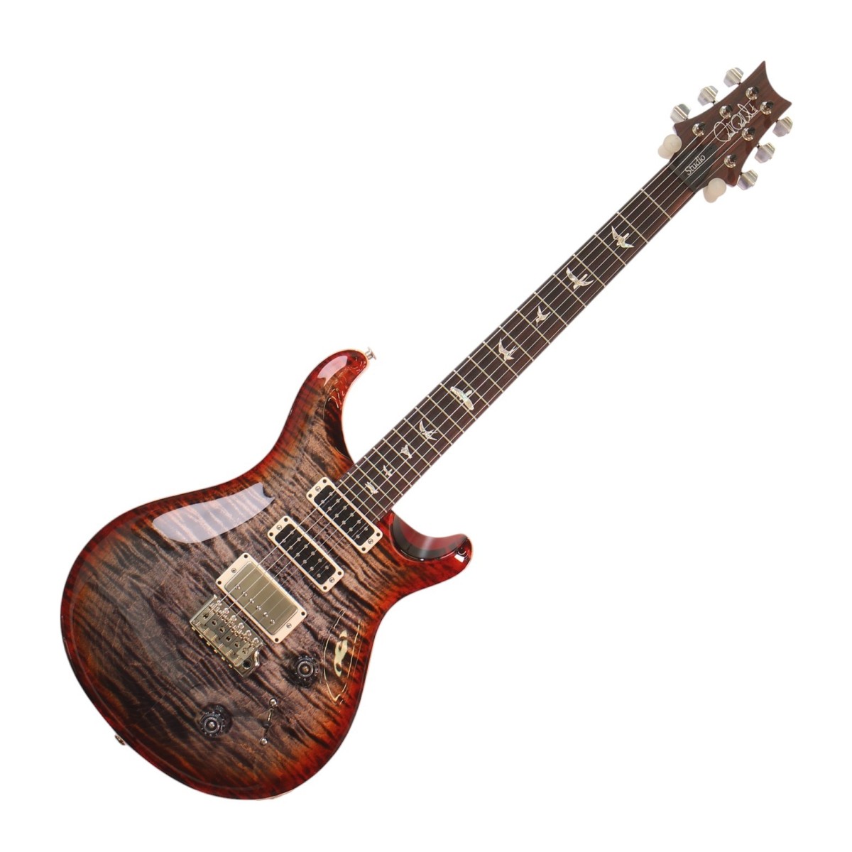 PRS Studio Charcoal Cherry Burst #0359420 (2023) - Image 2