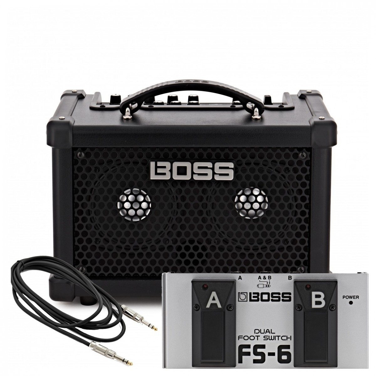 Boss Dual Cube Bass LX Bass Guitar Amplifier with Footswitch - Image 2