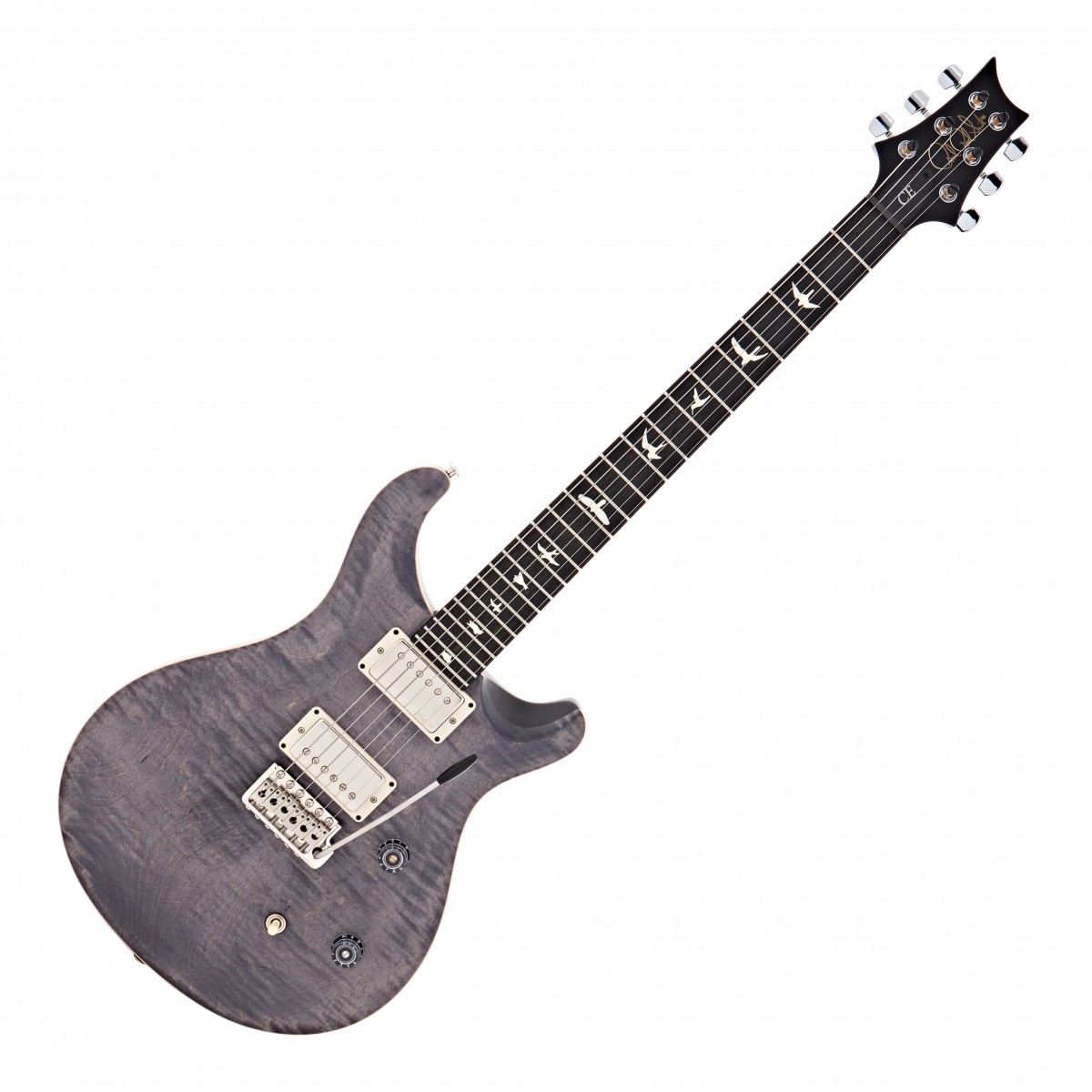 PRS CE24 57/08s Ebony Fingerboard Satin Faded Grey Black #0356561 (2023) - Image 2