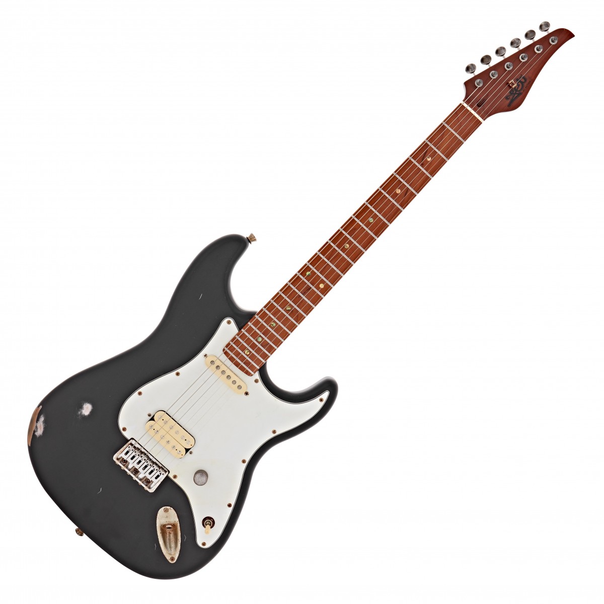 JET Guitars JS-800 HS Roasted Maple Black Relic - Image 2