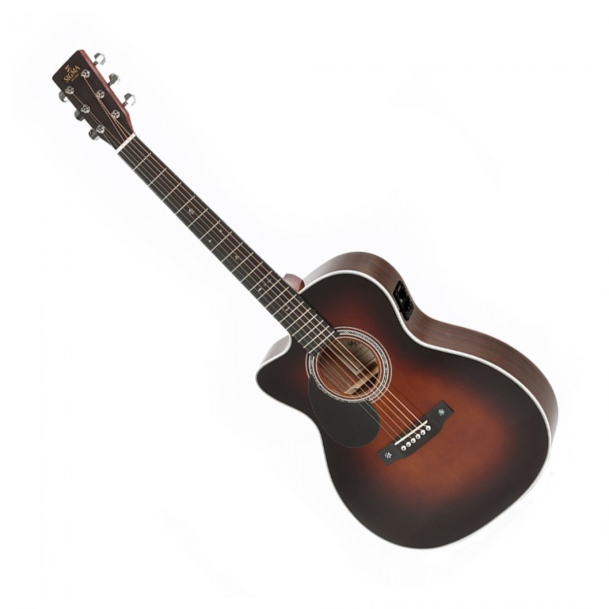 Sigma OMTC-1EL-SB Electro Acoustic Left Handed Sunburst - Image 2