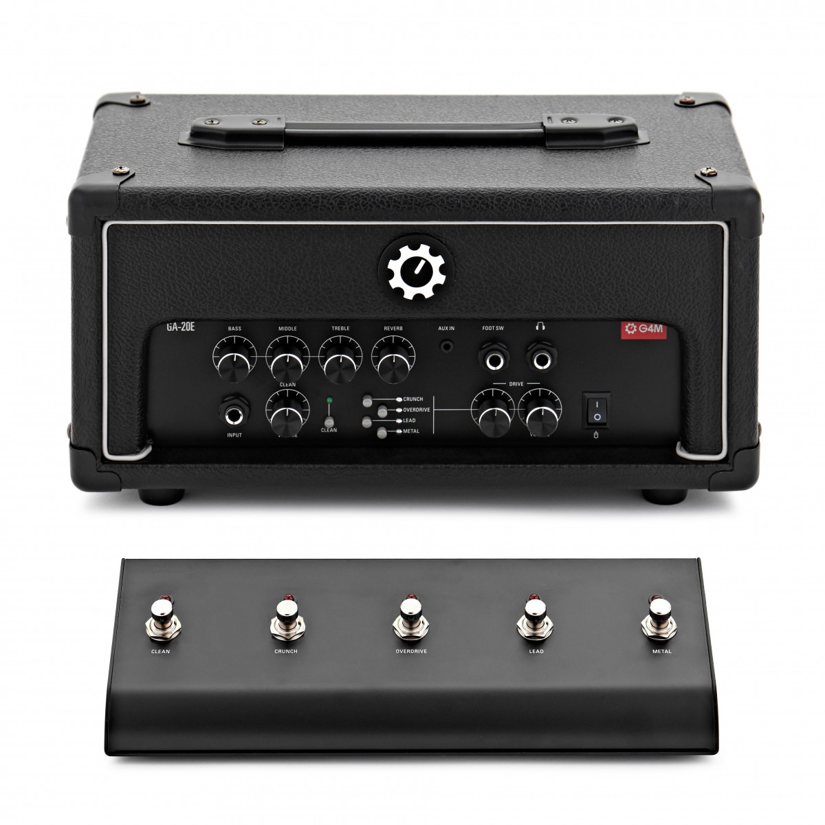 G4M GA-20E Guitar Amp Head + Footswitch - Image 2