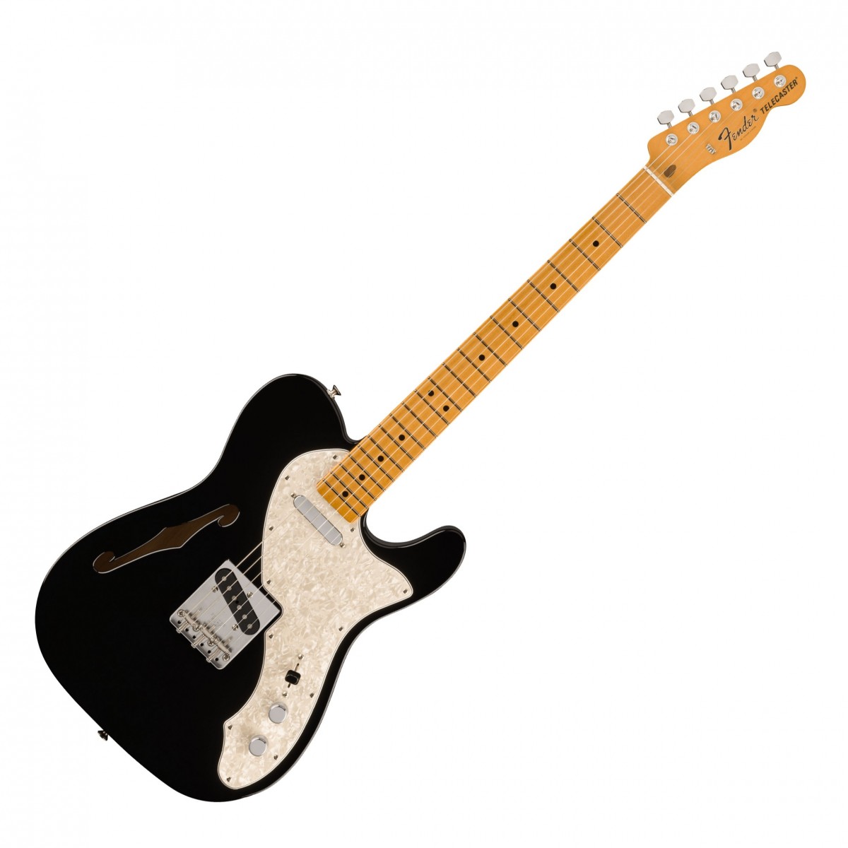 Fender Vintera II 60s Telecaster Thinline MN Black - Image 2