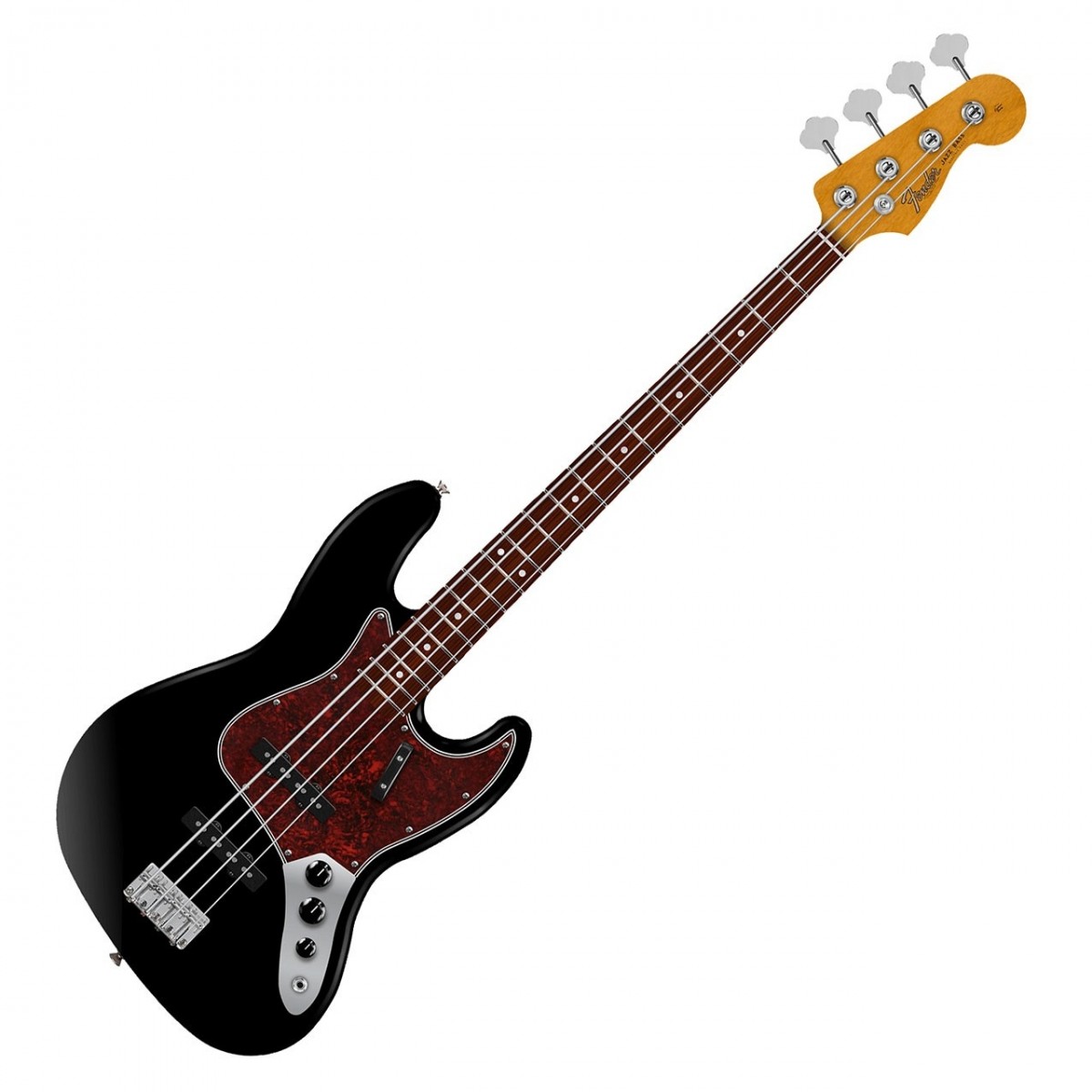 Fender Vintera II 60s Jazz Bass RW Black - Image 2