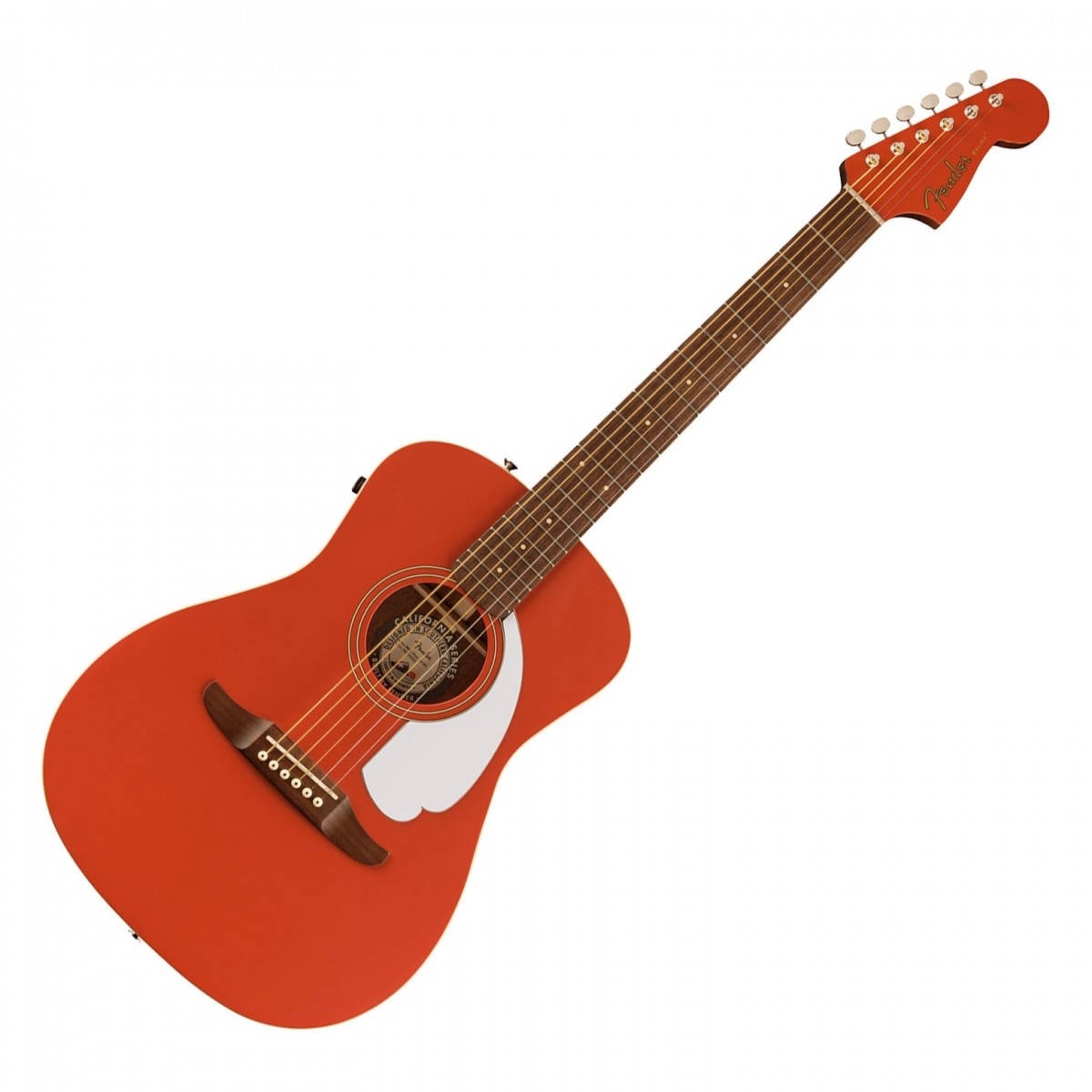 Fender Malibu Player Electro Acoustic Fiesta Red - Image 2