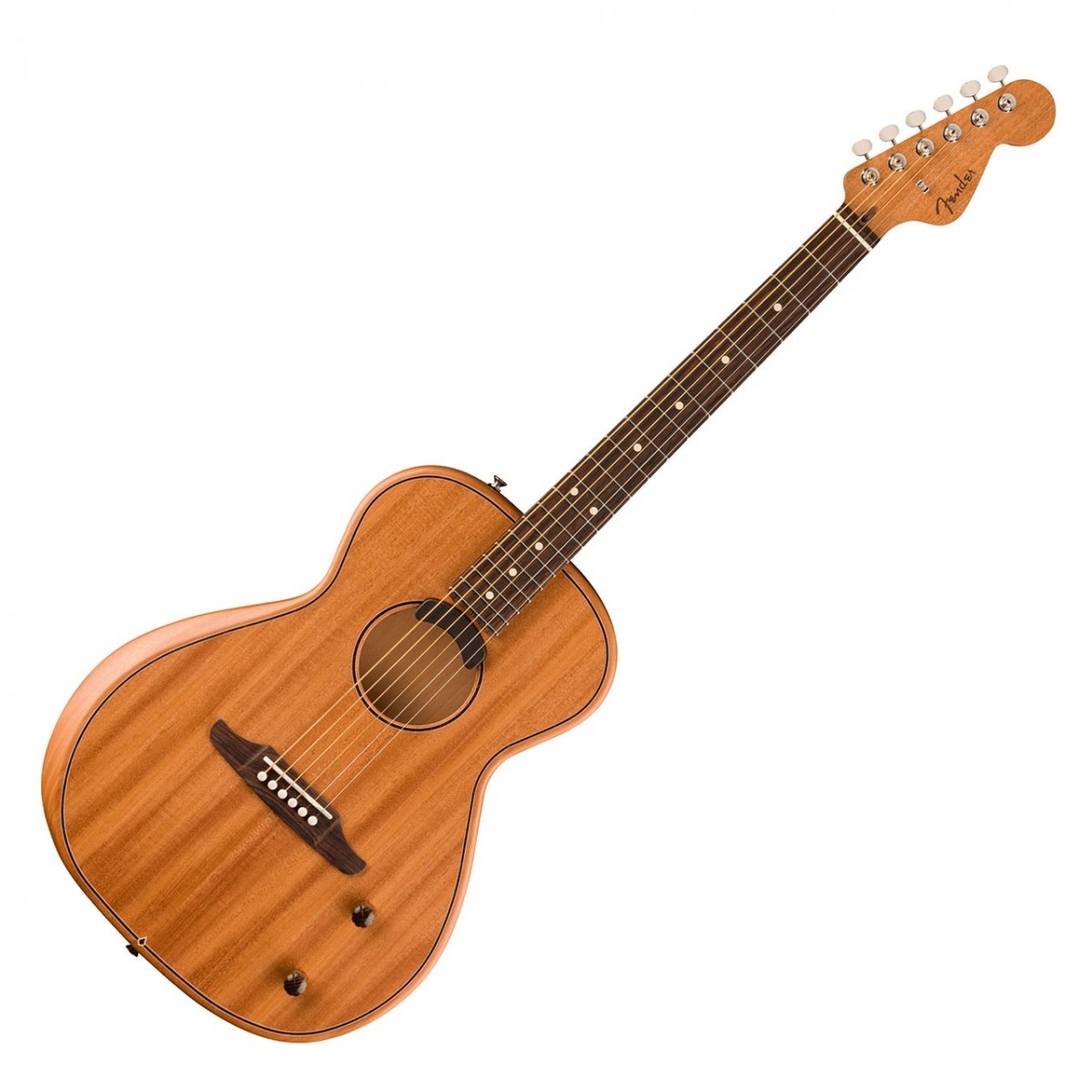 Fender Highway Series Parlor Electro Acoustic RW All-Mahogany - Image 2