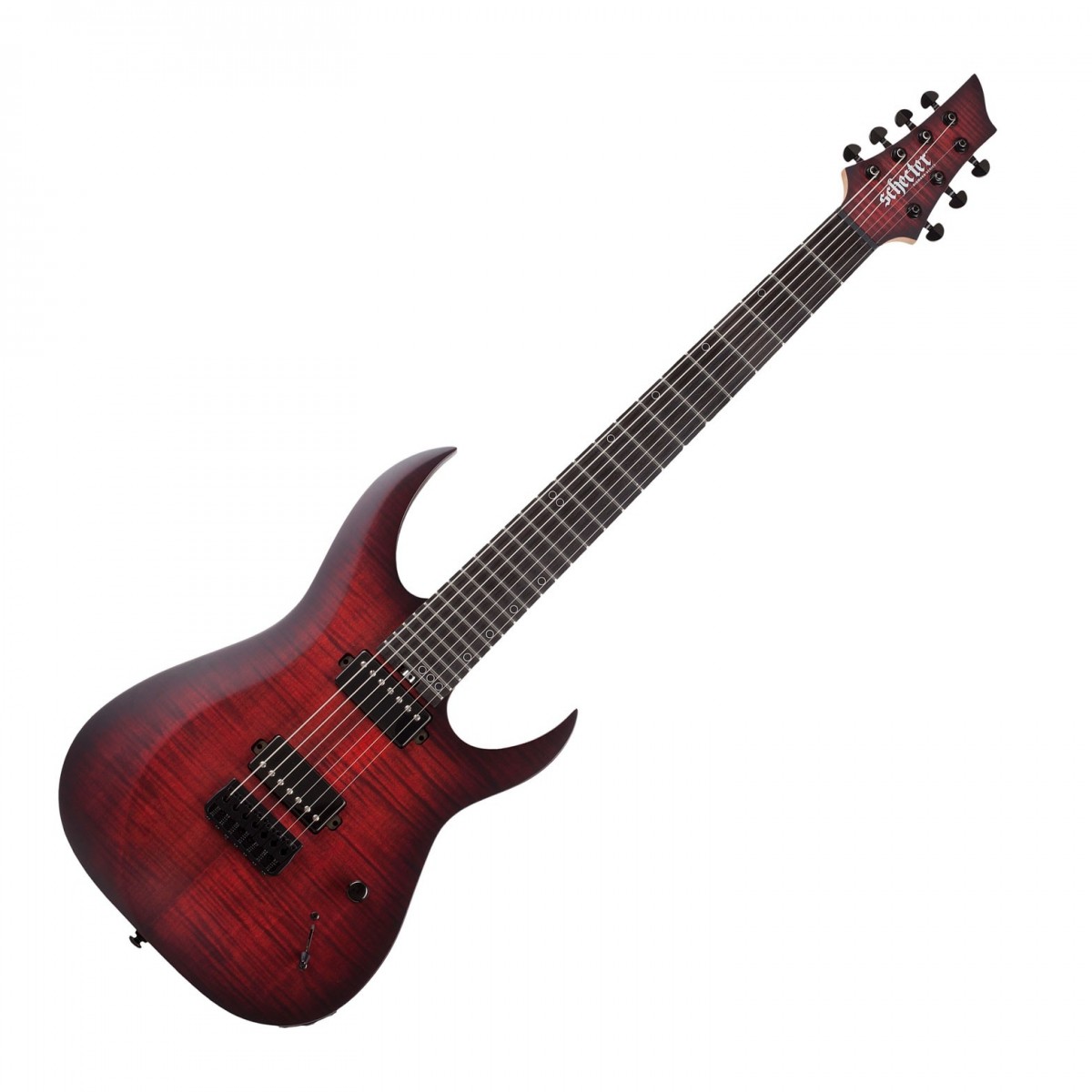 Schecter Sunset-7 Extreme 7 String Scarlet Burst - Image 2