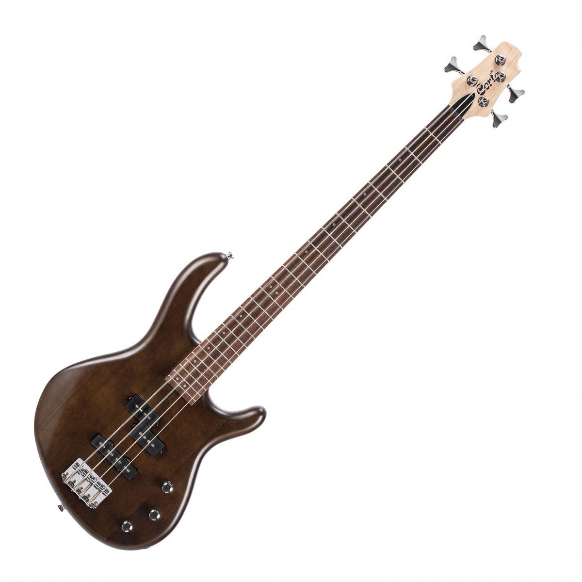 Cort Action Bass PJ Open Pore Walnut - Image 2