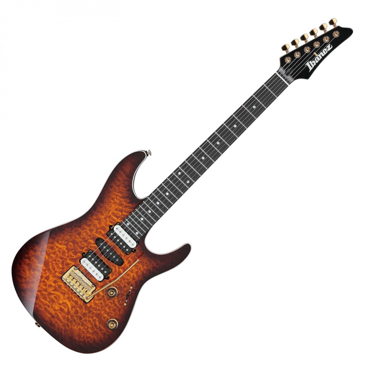 Ibanez AZ47P1QM-DEB Premium Dragon Eye Burst - Image 2
