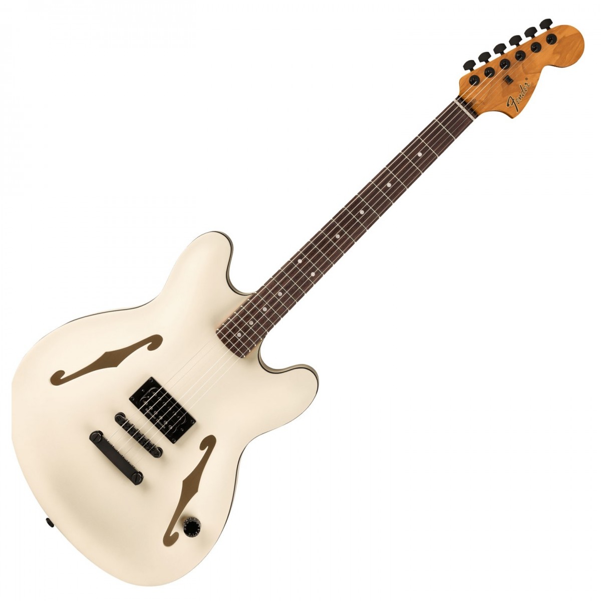 Fender Tom DeLonge Starcaster RW Satin Olympic White - Image 2