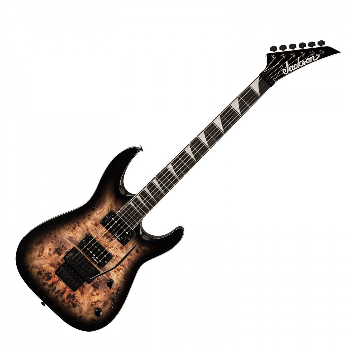 Jackson JS Series Dinky JS32 DKAP Transparent Black Burst - Image 2