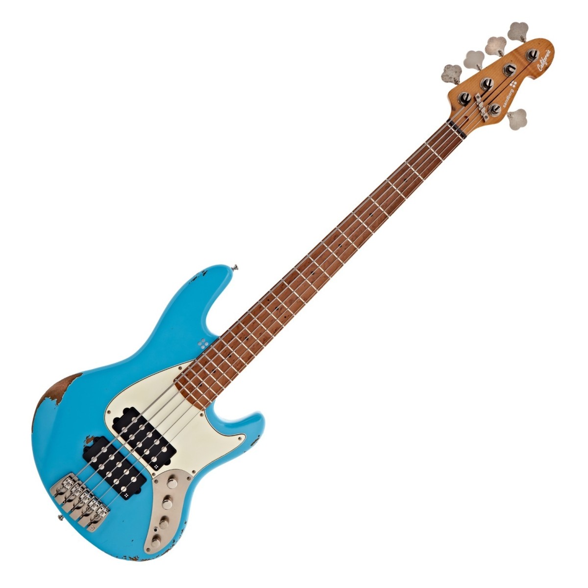 Sandberg California TM2 5-String Hardcore Aged Marley Blue - Image 2