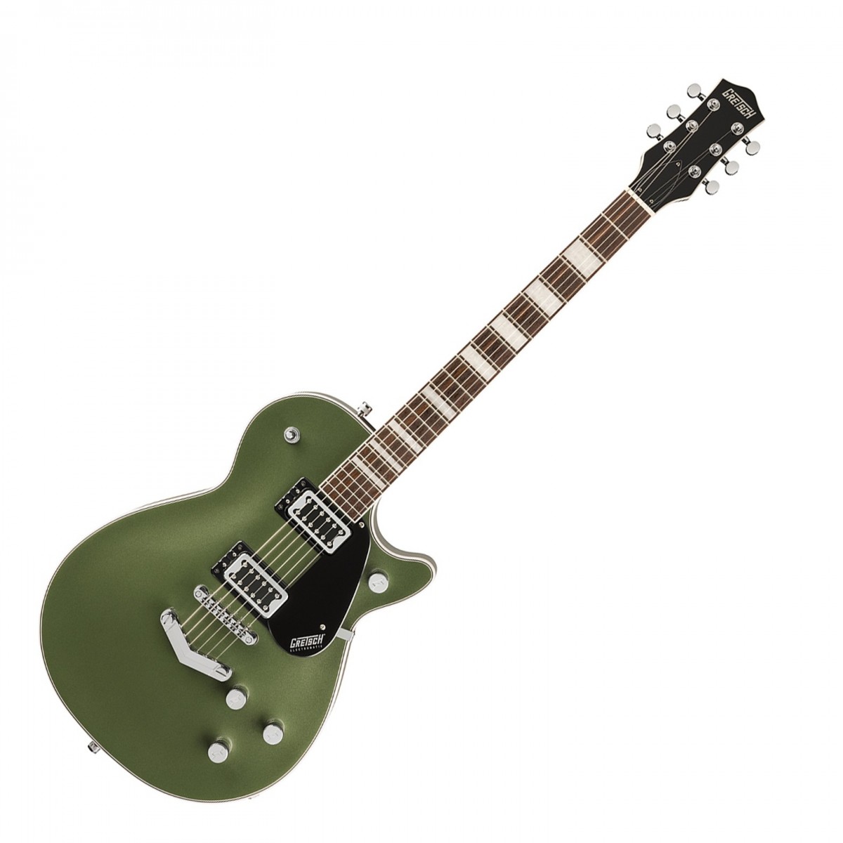 Gretsch G5220 Electromatic Jet BT Single-Cut with V-Stoptail Laurel Fingerboard Olive Metallic - Image 2