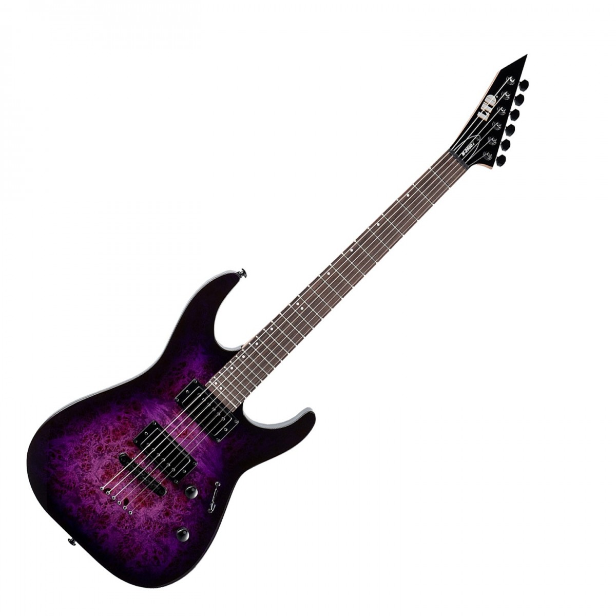 ESP LTD M-200DX NT Purple Burst - Image 2