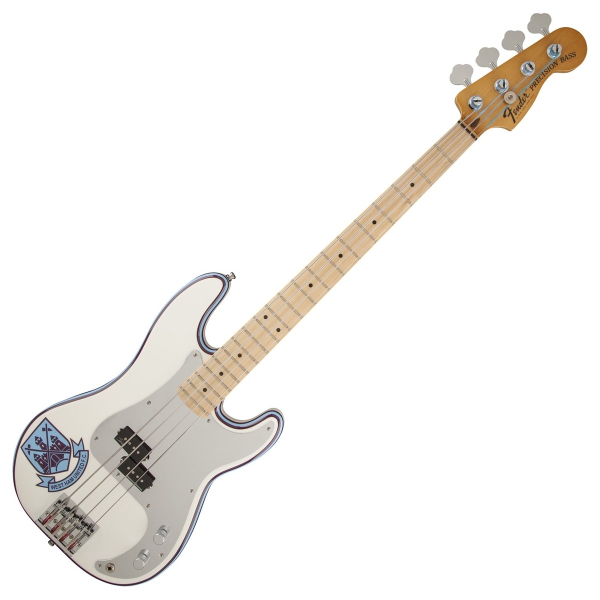 Fender Steve Harris Precision Bass Olympic White - Image 2