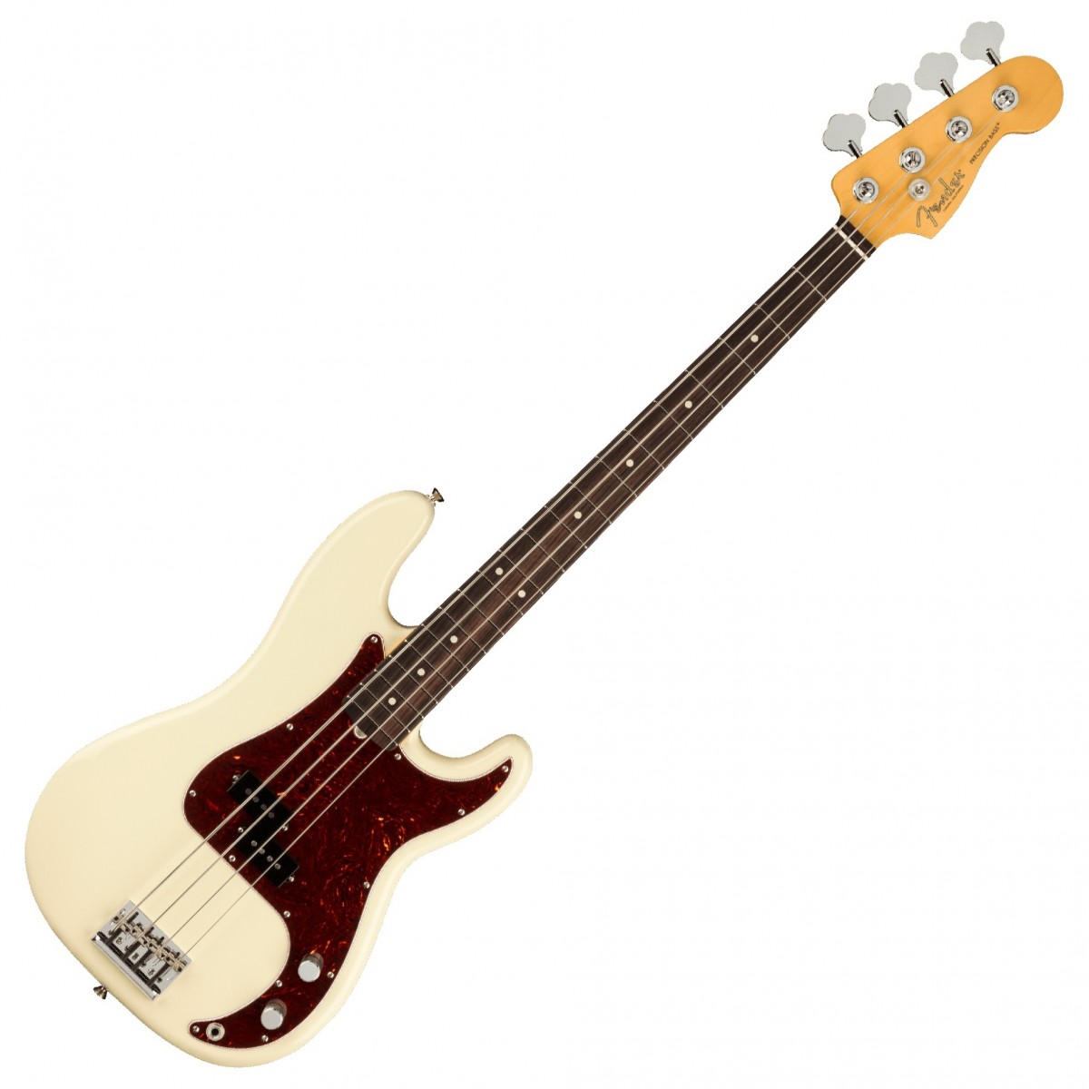 Fender American Pro II Precision Bass RW Olympic White - Image 2