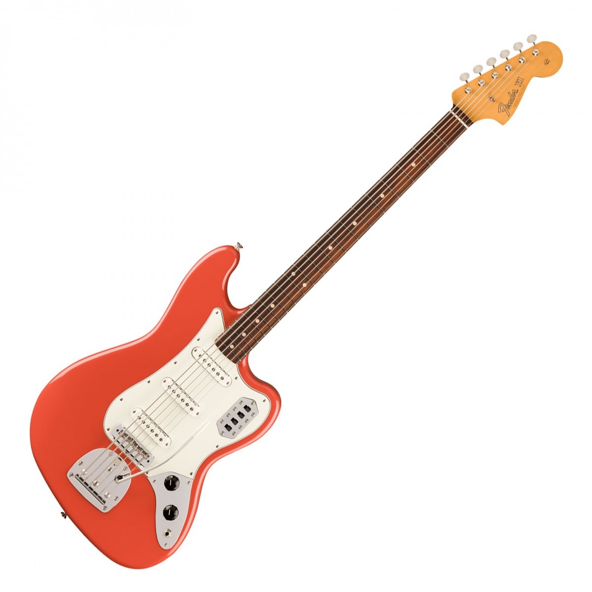 Fender Vintera II 60s Bass VI RW Fiesta Red - Image 2