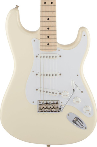 Fender Eric Clapton Signature Strat Electric Guitar in Olympic White - Image 1
