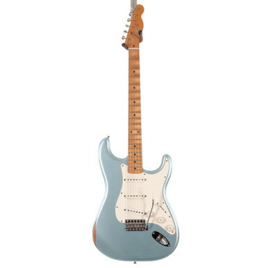 Fender Road Worn Vintera Strat Mischief Maker MN in Firemist Silver with Tort Guard and US Pickups - Image 2