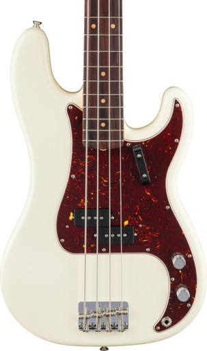 Fender American Vintage II '60 P Bass Guitar in Olympic White Rosewood Board