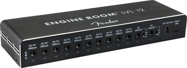 Fender Lvl12 Engine Room Pedal Power Supply in Black