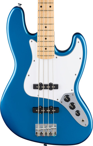 Fender Standard Series Jazz Bass Guitar in Aqua Marine Metallic