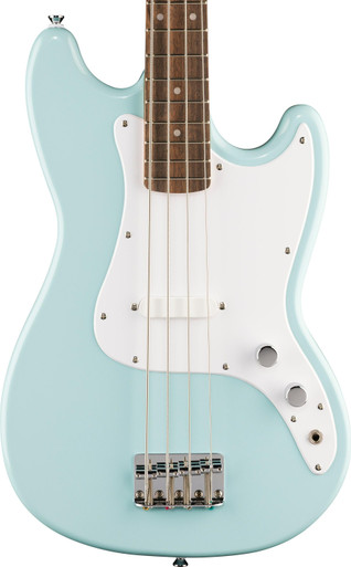 Squier Sonic Bronco Bass Guitar in Daphne Blue