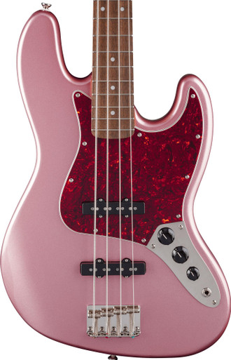 Squier FSR Limited Edition Classic Vibe 60s Jazz Bass Guitar in Burgundy Mist